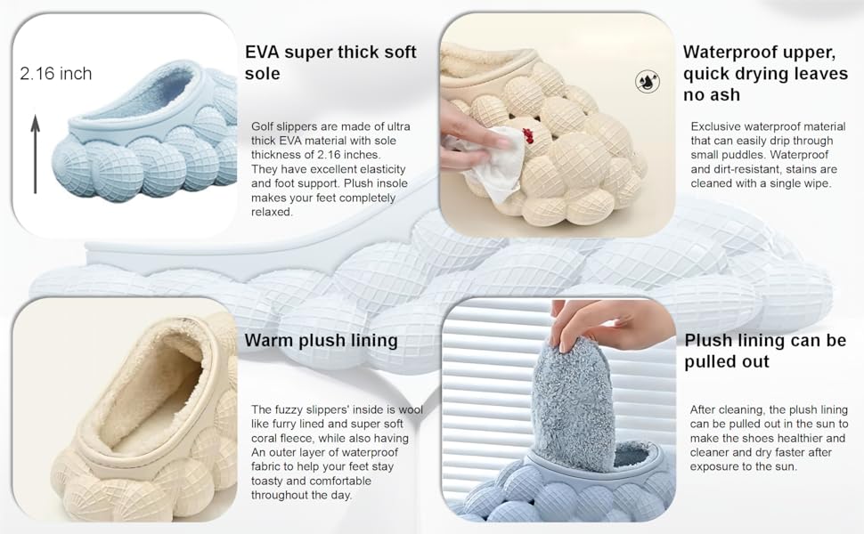 Funny-Bubble-Shoes-with-Plush-Lining-Soft-Pillow-Stress-Relief-Slide