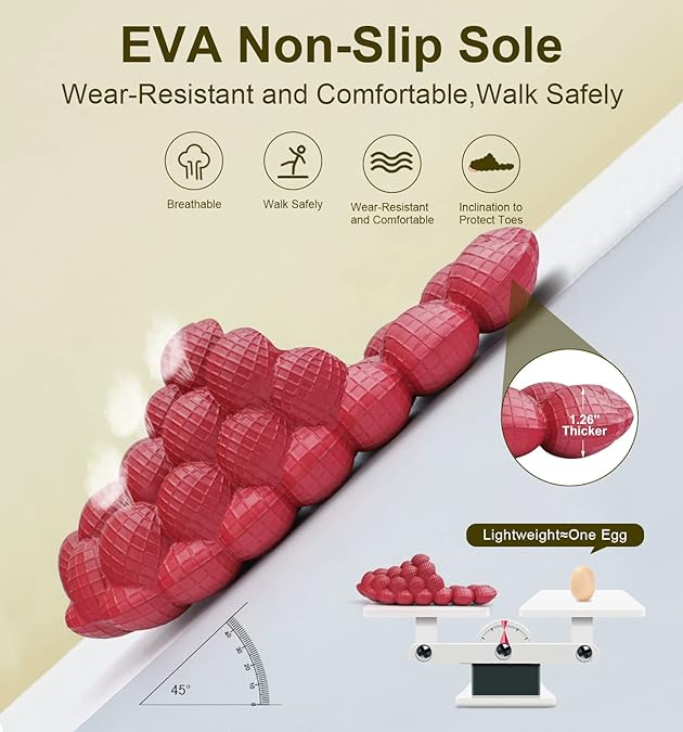 Soft Pillow Stress Relief Slide Sandals for Ladies